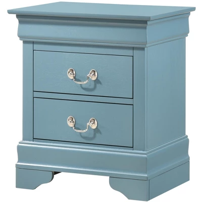 Passion Furniture Louis Philippe 2-Drawer Nightstand (24 In. H X 21 In. W X 16 In. D) 3 Passion Furniture Louis Philippe 2-Drawer Nightstand (24 In. H X 21 In. W X 16 In. D)