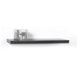 36" X 8" Modern Floating Shelf Wall Mounted Hidden Brackets Black - Inplace -HOMCOM Store GUEST 4f94374e 995f 44c7 8547 178ca998e1d1