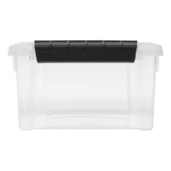 IRIS Stack And Pull Storage Bin With Lid Clear -HOMCOM Store GUEST 50067ce6 ed51 48d5 a012 78922d0941fe