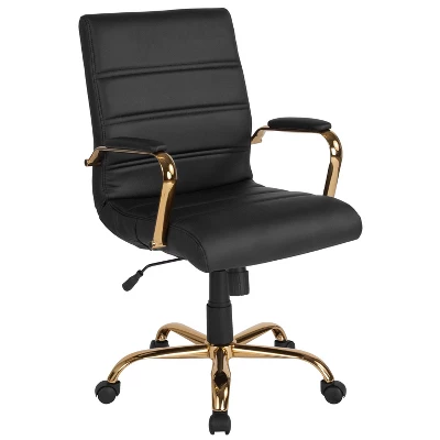 Merrick Lane Contemporary Mid-Back Home Office Chair With Padded Arms 20 Merrick Lane Contemporary Mid-Back Home Office Chair With Padded Arms - Image 18