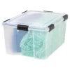 IRIS 62qt WeatherPro Plastic Storage Bin Clear -HOMCOM Store GUEST 51a7a34d c4c8 414c 848e c648ede52fe4