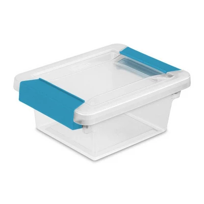 Sterilite Plastic Miniature Clip Storage Box Container With Latching Lid For Home, Office, Workspace, And Utility Space Organization 3 Sterilite Plastic Miniature Clip Storage Box Container With Latching Lid For Home, Office, Workspace, And Utility Space Organization