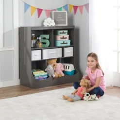 Badger Basket Combo Bin Storage Unit With 3 Baskets Charcoal 10 Badger Basket Combo Bin Storage Unit With 3 Baskets Charcoal -HOMCOM Store GUEST 533eefb3 6680 40c6 b84b 0941cf89ec2e