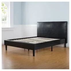 Platform Bed Faux Leather Dark Brown - Sleep Revolution -HOMCOM Store GUEST 549990bb 91e5 4540 b6f7 a2b575288c2a