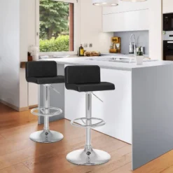 Set Of 2 Adjustable Angled High Back Barstools - CorLiving -HOMCOM Store GUEST 54b6965a 4aa7 4095 87be 16f3989235da