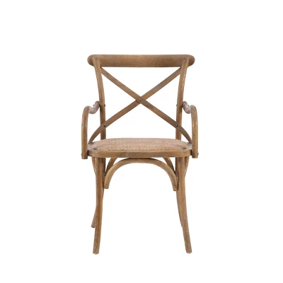 Helia Arm Chair Ash Gray - Linon 4 Helia Arm Chair Ash Gray - Linon - Image 2
