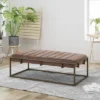 Magdalene Modern Fabric Ottoman Bench Brown - Christopher Knight Home -HOMCOM Store GUEST 56468d8d 3733 4eab bdf6 37f0ac1ba8d2