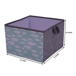 Bacati - Clouds In The City Mint//Gray Storage Box Large -HOMCOM Store GUEST 568b8a14 fda5 42e0 9cf4 5974116341bc