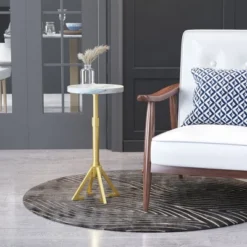 Augustus Side Table Marble White - ZM Home 17 Augustus Side Table Marble White - ZM Home -HOMCOM Store GUEST 57627e66 8039 4aa1 af54 d292cd5ba773