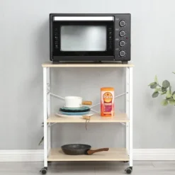 Somdot Baker's Rack Kitchen Utility Storage Microwave Stand 9 Somdot Baker's Rack Kitchen Utility Storage Microwave Stand -HOMCOM Store GUEST 579ed619 c9e7 44f4 ad62 a6b385660f21