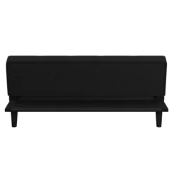 Lorrance 3 Seat Convertible Futon Sofa Bed Black - Serta -HOMCOM Store GUEST 59f5c798 4fbb 472c a8a4 809ff46b8ee4