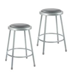 2pk Heavy Duty Vinyl Padded Steel Barstool Gray - Hampden Furnishings -HOMCOM Store GUEST 5a13f551 842c 411c bdbc 41f467774a54