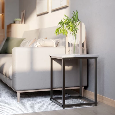 Costway Coffee Table Set Of 3 Modern Faux Metal Frame For Living Room Apartment 6 Costway Coffee Table Set Of 3 Modern Faux Metal Frame For Living Room Apartment - Image 4