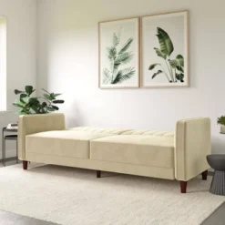 Isabella Tufted Transitional Futon - Room & Joy -HOMCOM Store GUEST 5a51e674 994f 45d0 87ee 1a0b8e7ecd4a