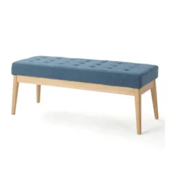 Saxon Upholstered Bench - Christopher Knight Home -HOMCOM Store GUEST 5a9442fd aad1 451b 9962 b971fb10165d
