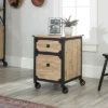 Steel River Pedestal File Cabinet Distressed Brown - Sauder -HOMCOM Store GUEST 5b619376 3961 41d0 9b45 41a32b1b02d5