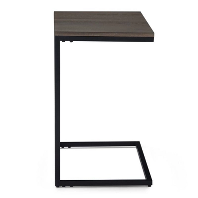 28" Hubbard Wide C Side Table Warm Gray - WyndenHall 9 28" Hubbard Wide C Side Table Warm Gray - WyndenHall - Image 7
