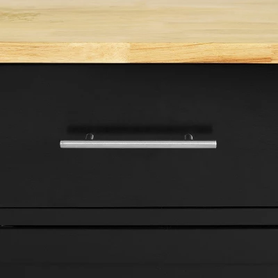 Savannah Wood Top Drop Leaf Kitchen Island/Cart - Crosley 14 Savannah Wood Top Drop Leaf Kitchen Island/Cart - Crosley - Image 12