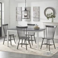 5pc Vida Rectangular Dining Set - Buylateral -HOMCOM Store GUEST 5fc27803 6240 4d7e b2c3 77de431ec42d