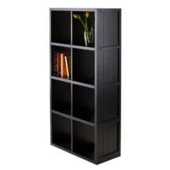 40.08" 9pc Timothy Set Storage Shelf 4X2 With Baskets Black - Winsome -HOMCOM Store GUEST 638e8f48 17dd 4e39 bbf1 ca2cd86641c4