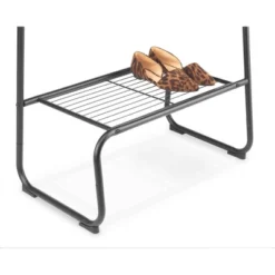 Whitmor Garment Rack With Shelf Black 9 Whitmor Garment Rack With Shelf Black -HOMCOM Store GUEST 64b5472d 72d7 4d1c aeee 770c2ed60b4f