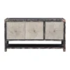Butcher Mid-Century Modern 3 Door Storage Credenza/Sideboard With Shelf Weathered Black Finish - Treasure Trove -HOMCOM Store GUEST 65585348 c194 4422 ba5a 75c210ea81e0