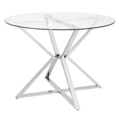 Kenlina Round Dining Table With Glass Top - MiBasics 11 Kenlina Round Dining Table With Glass Top - MiBasics -HOMCOM Store GUEST 659b99b0 5bf2 4c3c b477 2a4272c7579f