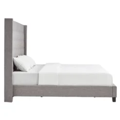 King 65" Madison Wingback High Headboard Bed Smoke - Inspire Q -HOMCOM Store GUEST 665c762a 570d 400f a5cd 88ca34bcb003