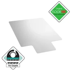 Polycarbonate Chair Mat For Carpets Lipped Clear - Floortex -HOMCOM Store GUEST 66ad32dd dcd2 4559 9910 2489e6fec8b3