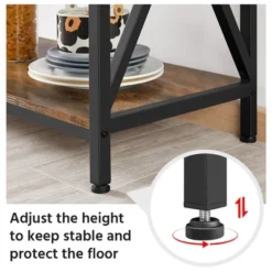 Yaheetech 5-Tier Kitchen Baker's Rack Utility Storage Shelf With 5 Shelves & Adjustable Feet -HOMCOM Store GUEST 670275b2 7efc 447e baca d9a886a8c1f9