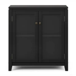 30" Essex Low Storage Cabinet Black - WyndenHall -HOMCOM Store GUEST 67cc8536 3ef1 4a50 94ad b053170c0146