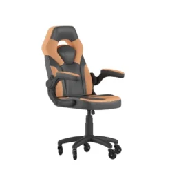 Flash Furniture X10 Gaming Chair Racing Office Computer PC Adjustable Chair With Flip-up Arms And Transparent Roller Wheels -HOMCOM Store GUEST 68947bae 8959 4a0a a8f1 560e8c8c96b1