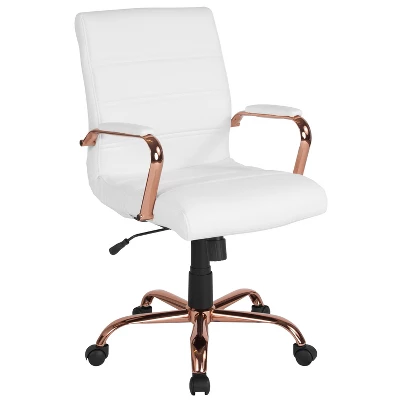 Merrick Lane Contemporary Mid-Back Home Office Chair With Padded Arms 18 Merrick Lane Contemporary Mid-Back Home Office Chair With Padded Arms - Image 16