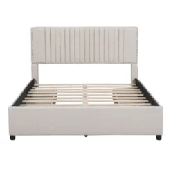 Queen/Full Size Upholstered Platform Bed With Classic Headboard And 4 Drawers-ModernLuxe -HOMCOM Store GUEST 6a5f942f f7fa 4a91 9640 fa59cc740ac0