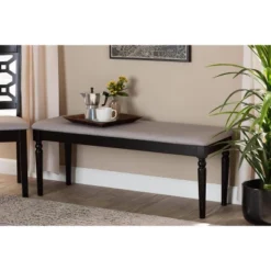 Giovanni Fabric Upholstered And Wood Dining Bench - Baxton Studio 12 Giovanni Fabric Upholstered And Wood Dining Bench - Baxton Studio -HOMCOM Store GUEST 6c0f07c7 ccaf 4e31 b268 659217dd6d13