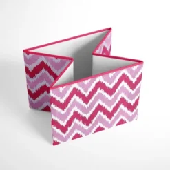Bacati - MixNMatch Pink Zigzag Storage Box Large -HOMCOM Store GUEST 6c25d184 900f 41d1 be7f e20f604c4b06