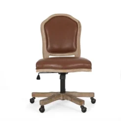 Scilley French Country Upholstered Swivel Office Chair - Christopher Knight Home 34 Scilley French Country Upholstered Swivel Office Chair - Christopher Knight Home -HOMCOM Store GUEST 6d3f4017 7670 4f40 b155 4eb5010b386b