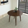 San Marino Mid-Century Modern Round Dining Table Chestnut - Hillsdale Furniture 2 San Marino Mid-Century Modern Round Dining Table Chestnut - Hillsdale Furniture -HOMCOM Store GUEST 6e2f4400 ce56 481a 89eb 1ab5c855da37