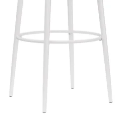 Aubrie Backless 30" Swivel Barstool Off White/Silver - Hillsdale Furniture 17 Aubrie Backless 30" Swivel Barstool Off White/Silver - Hillsdale Furniture -HOMCOM Store GUEST 6f1317d2 282b 467a b3db 43d9d4376a9d