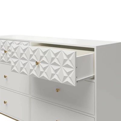 Blair 6 Drawer Dresser White - CosmoLiving By Cosmopolitan 7 Blair 6 Drawer Dresser White - CosmoLiving By Cosmopolitan - Image 5
