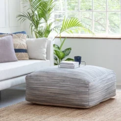 Montanita Gray Ottoman Gray/Ivory - Anji Mountain -HOMCOM Store GUEST 6ff27b86 d643 4246 ad49 16315cb41ce9