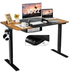 55''x28'' Electric Standing Desk Height Adjustable Sit Stand Desk W/USB Port BrownBlack 23 55''x28'' Electric Standing Desk Height Adjustable Sit Stand Desk W/USB Port BrownBlack -HOMCOM Store GUEST 6ffb743d e9f7 4f1f 9f59 9fc3d2d7200b