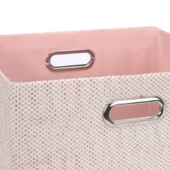 Lambs & Ivy Pink Foldable/Collapsible Storage Bin/Basket Organizer With Handles -HOMCOM Store GUEST 709f9c2e 19e0 455c 94eb 527890272bda