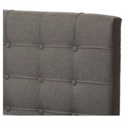 King Rene Modern And Contemporary Fabric 4-Drawer Storage Platform Bed Gray - Baxton Studio -HOMCOM Store GUEST 711b6d30 4dce 4b98 bf60 0819b688a9ef