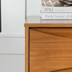 Mid-Century Modern Contoured 6 Drawer Dresser - Saracina Home -HOMCOM Store GUEST 71c9be2a 09cc 41cf 9386 e450829688c2