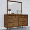 Aurora Mid Century Seven Drawer Wood Dresser & Mirror Brown - Abbyson Living -HOMCOM Store GUEST 7312c8c7 7d54 4efe 9dcf 90e7e2d17c0b
