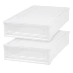 IRIS USA Plastic Under Bed Storage Containers -HOMCOM Store GUEST 737606ce a91c 4a18 a44c b661e1b9d606