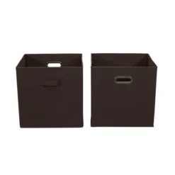 Household Essentials 2pc 12" X 13" Fabric Storage Bin Set -HOMCOM Store GUEST 74c13fa2 3ad8 4ee1 973b b8c8a4d87c82