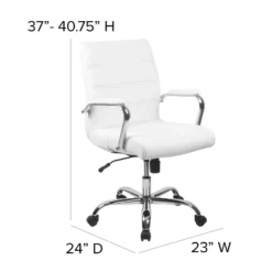 Merrick Lane Contemporary Mid-Back Home Office Chair With Padded Arms 30 Merrick Lane Contemporary Mid-Back Home Office Chair With Padded Arms -HOMCOM Store GUEST 755f985b 1b96 461d aebc 7d4171609c0e