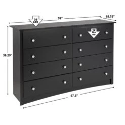 Sonoma 8 Drawer Dresser - Prepac -HOMCOM Store GUEST 75acc1d3 b838 4fdd 81b1 a8eae467ed9a